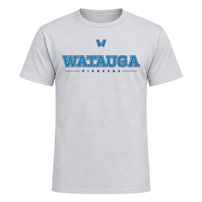 Signature Tee - ash - front